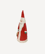 Load image into Gallery viewer, CANVAS SANTA RED WITH LANTERN HANGING DECORATION