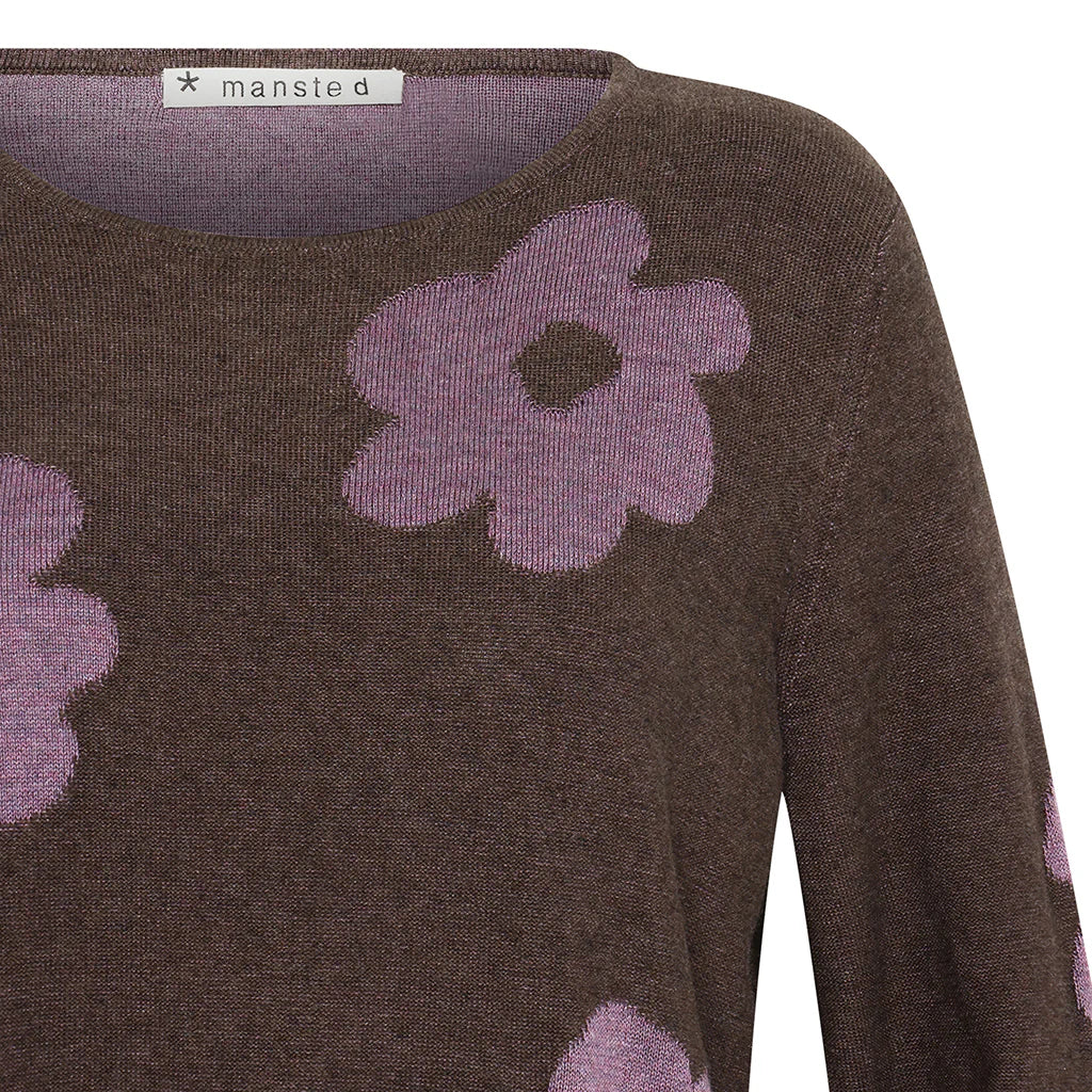 BLISS ECO BLOOM CREW - BROWN