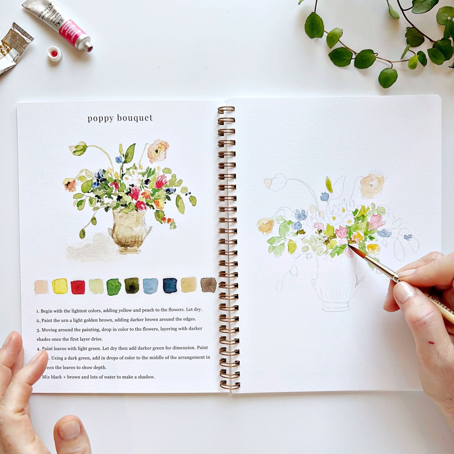 BOUQUETS WATERCOLOUR WORKBOOK