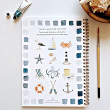 Load image into Gallery viewer, SEASIDE WATERCOLOUR WORKBOOK