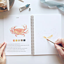 Load image into Gallery viewer, SEASIDE WATERCOLOUR WORKBOOK
