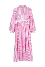 Load image into Gallery viewer, CUT IT OUT DRESS - PINK & WHITE