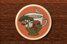 Load image into Gallery viewer, AUSSIE TEACUPS COASTER PACK 4
