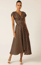 Load image into Gallery viewer, DOTTIE WRAP MIDI DRESS