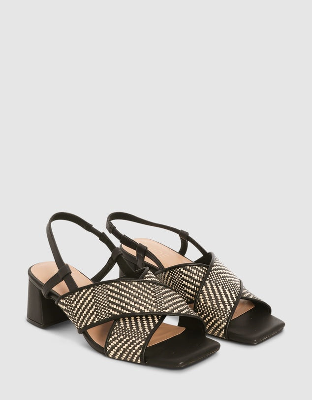 APRIL HEEL - BLACK MIX