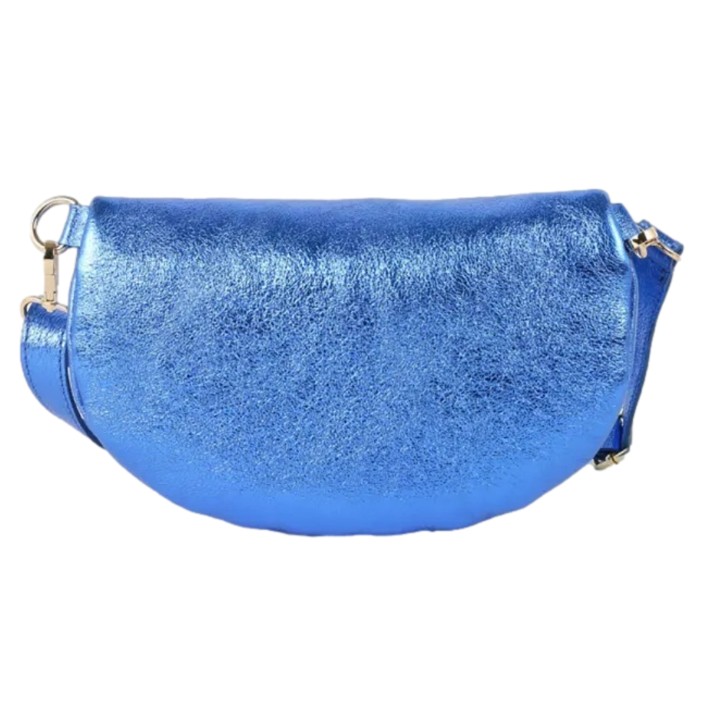 METALLIC BUM BAG - ELECTRIC BLUE