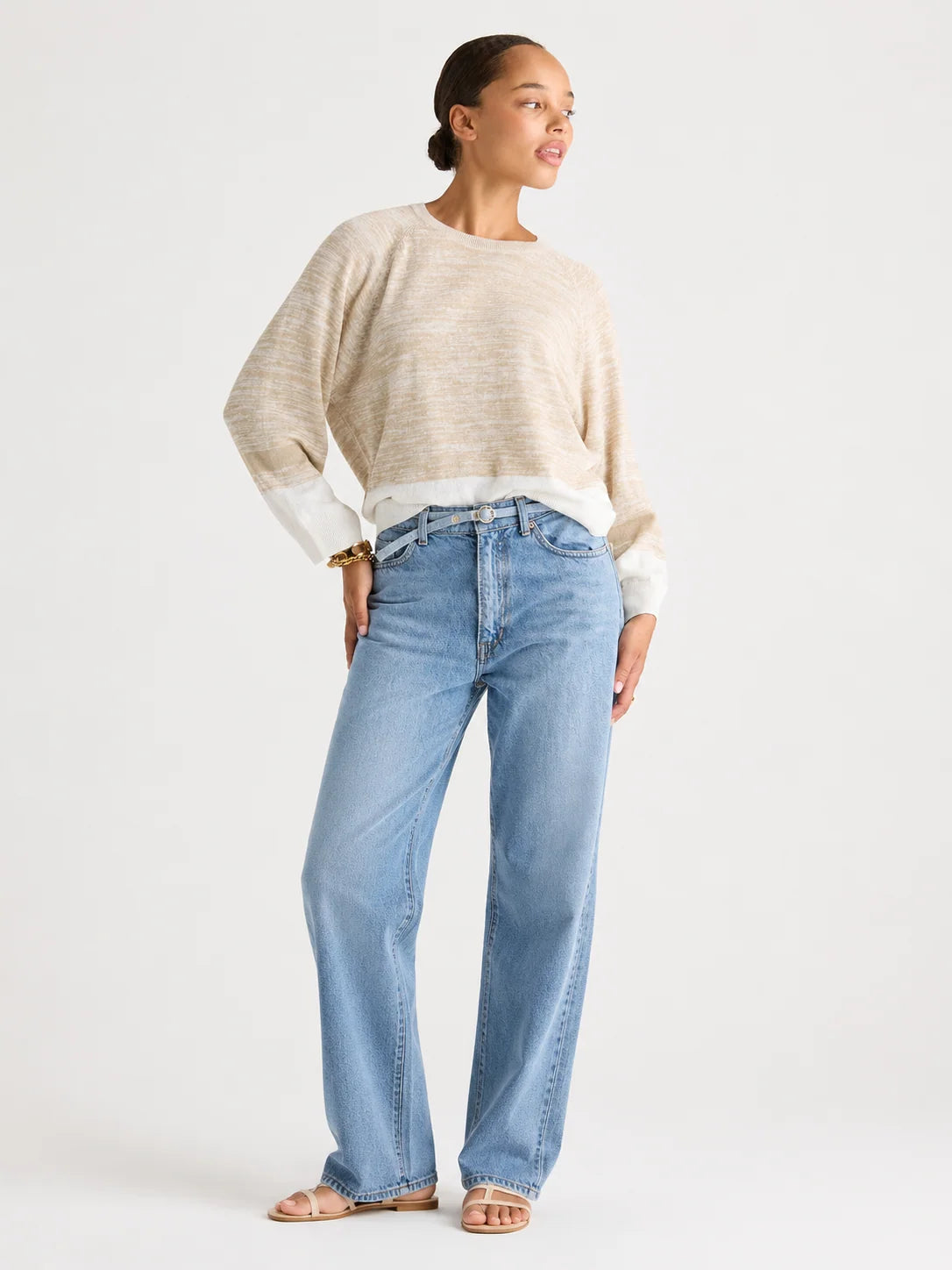 MOULINE TOP - VANILLA