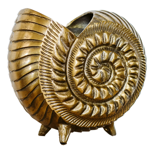 SNAIL CHAMPAGNE BUCKET - ANTIQUE GOLD