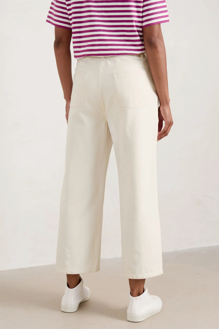 BARNES ORGANIC COTTON DENIM CROPS - ECO TWILL SLUB