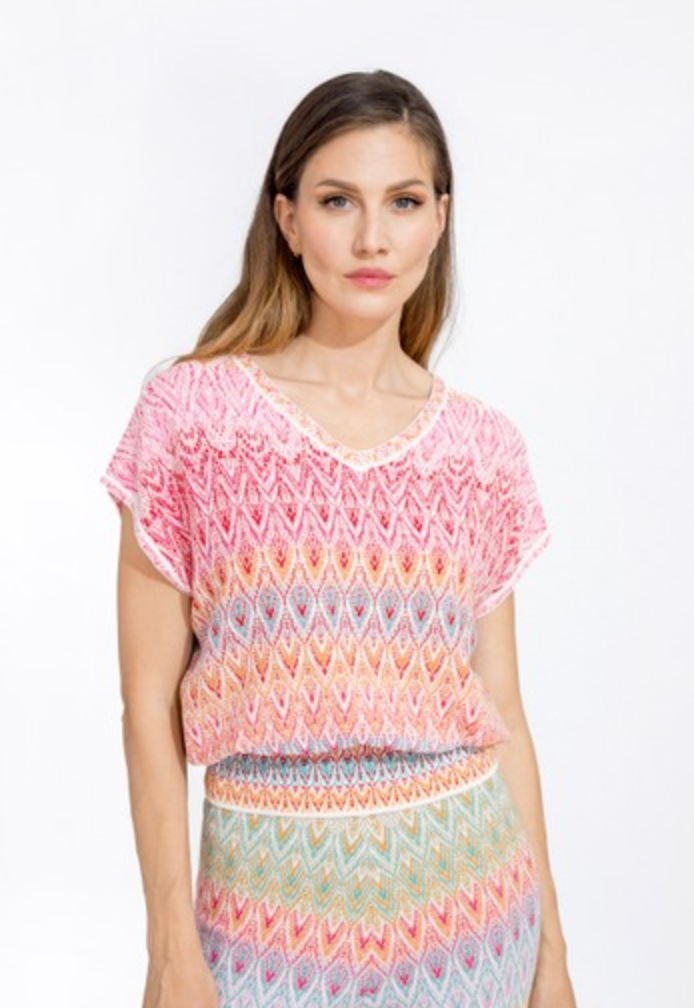 PULLOVER V NECK - ORNAMENT