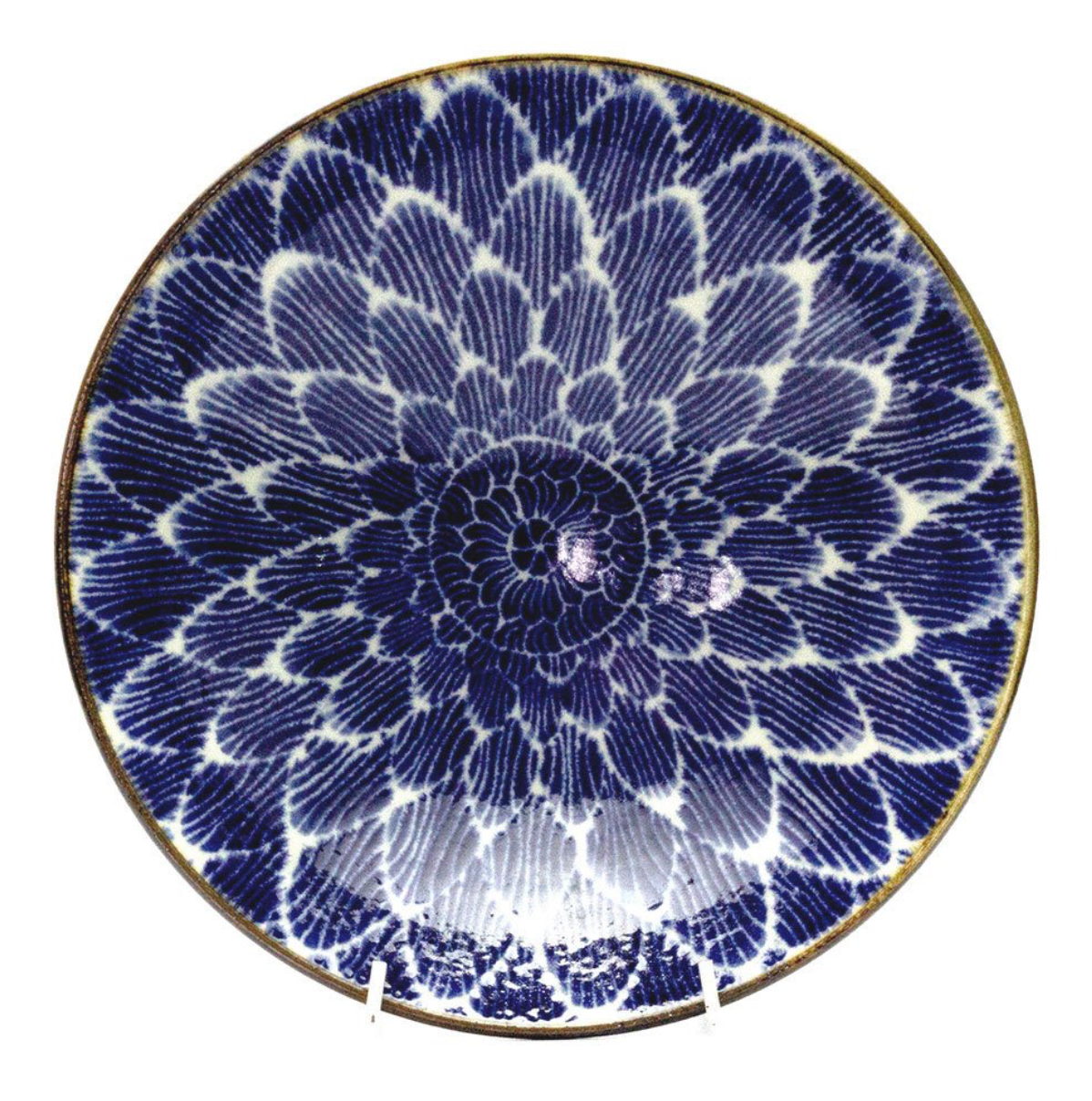 JAPANESE DAHLIA SERVING BOWL