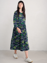 Load image into Gallery viewer, LINDEN DRESS - SKETCHBOOK TREES SEA CAVE
