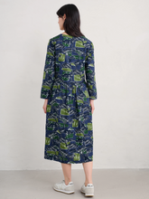 Load image into Gallery viewer, LINDEN DRESS - SKETCHBOOK TREES SEA CAVE