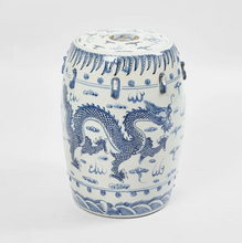 Load image into Gallery viewer, LONG DRAGON DRUM STOOL