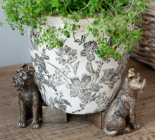 Load image into Gallery viewer, SCOTTIE/SCHNAUZER DOG POT STAND SET 3 - SMALL
