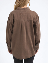 Load image into Gallery viewer, DAISY OVERSHIRT - CHOCOLATE