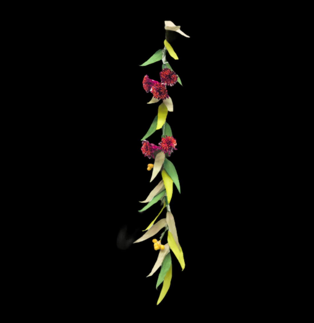 PAPER FLOWERS - MAGENTA PINK EUCALYPTUS