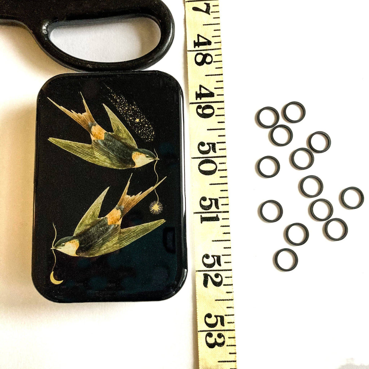 CELESTIAL SWALLOWS TIN- LARGE