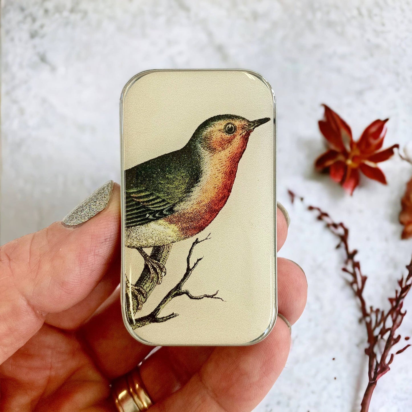 ROBIN NOTIONS TIN - SMALL