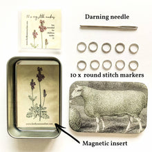 Load image into Gallery viewer, SHEEP KNITTING KIT TIN