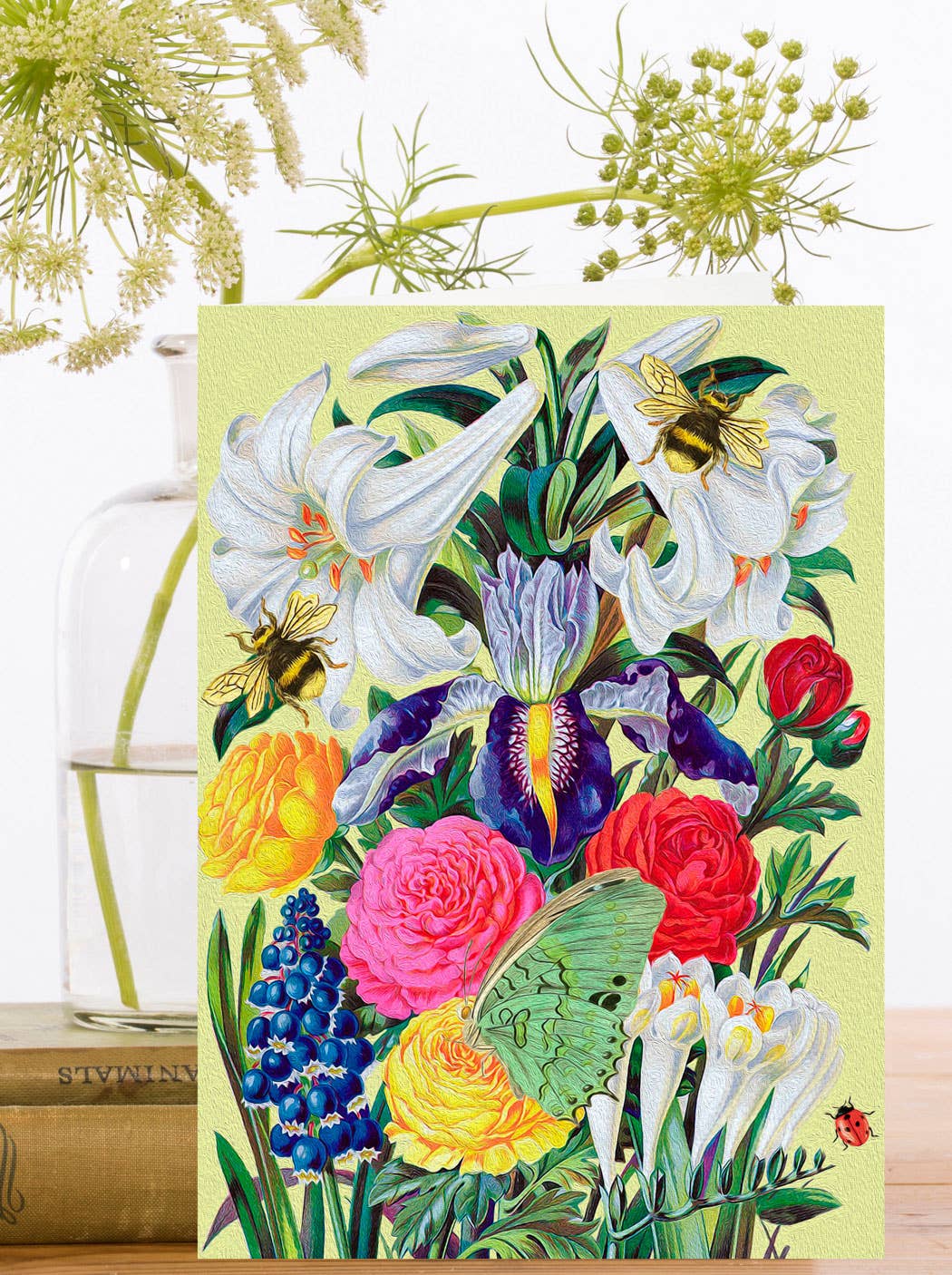 BOTANICAL GREETING CARD - FROM THE WALLED GARDEN