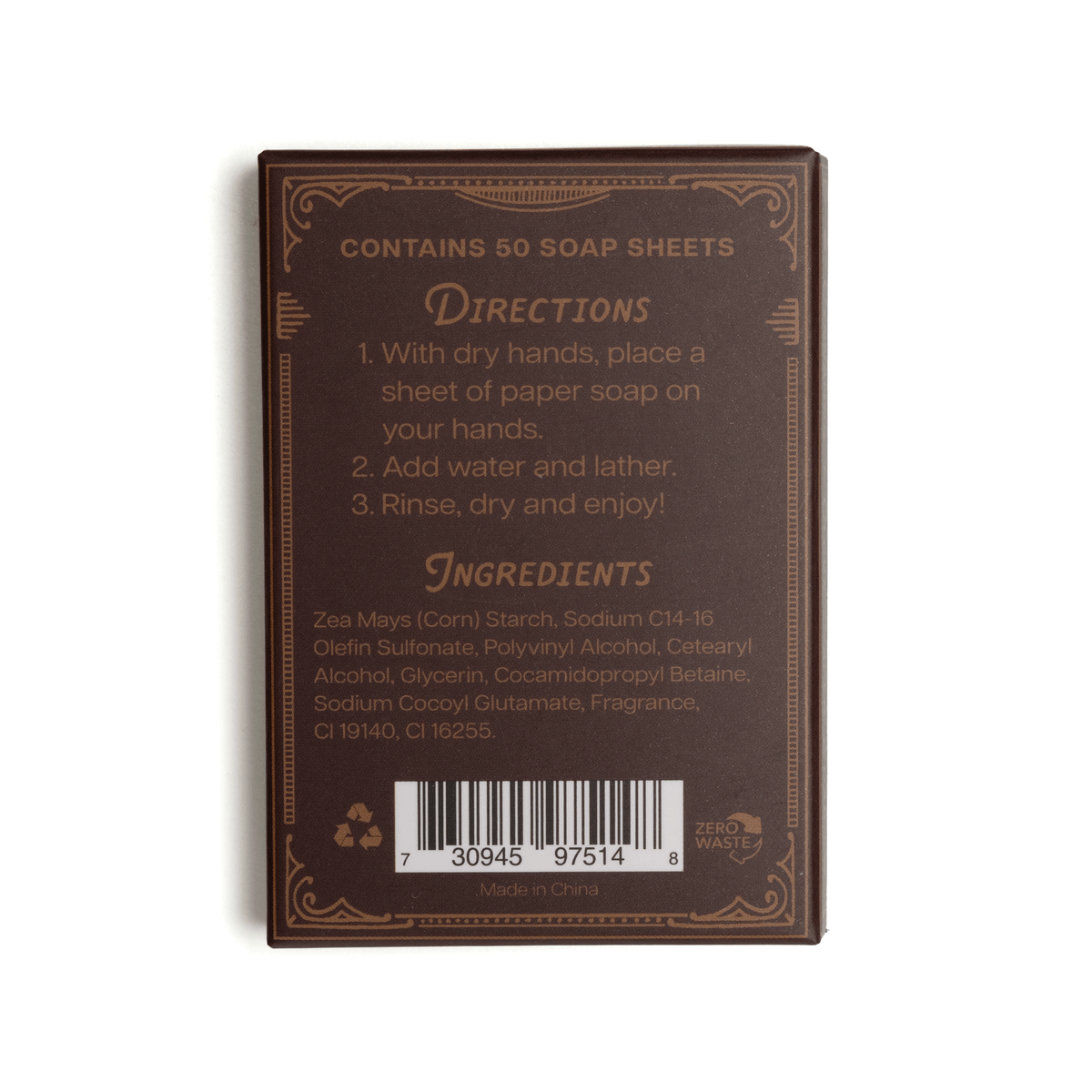 PAPER SOAP - CINNAMON & CLOVE