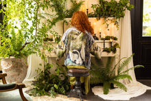 Load image into Gallery viewer, PIXIE CROPPED DUSTER - THEATRE OF DREAMS WITH SWAN