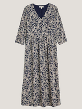 Load image into Gallery viewer, 3/4 Sleeve feather Slate Dress