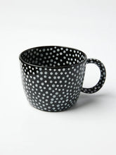 Load image into Gallery viewer, CHINO MUG - BLACK WITH WHITE SPRINKLE (SET OF 2)