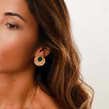 Load image into Gallery viewer, BERGAME ROUND CLIP EARRINGS