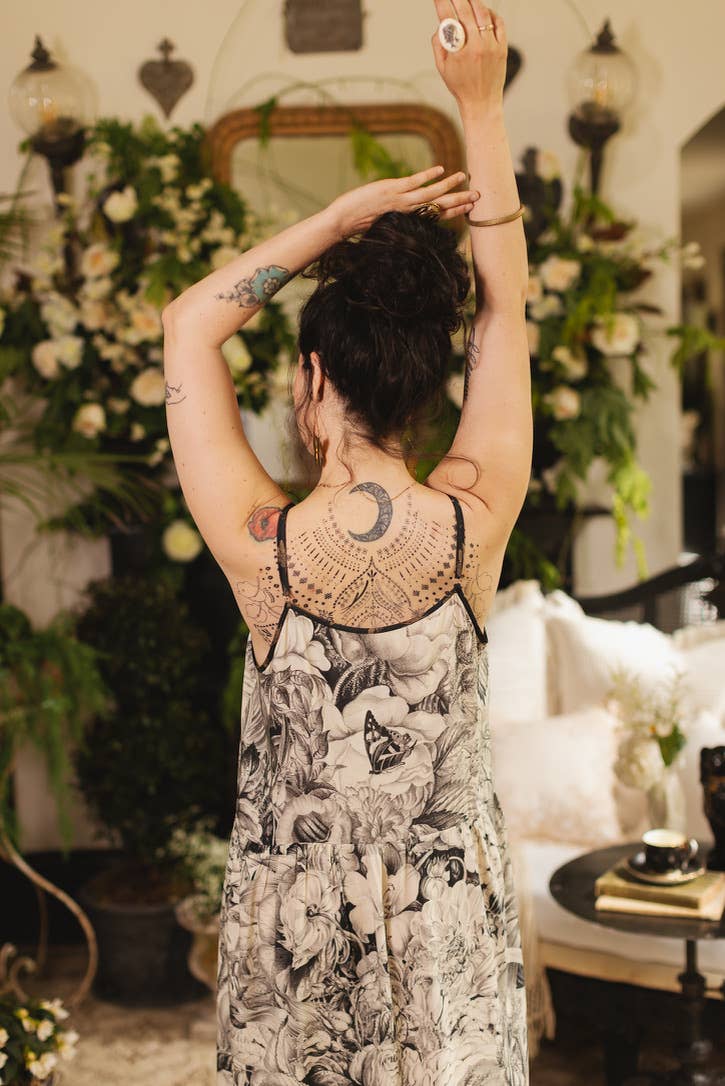 HONEY & THE MOON BOHÉME MAXI SLIP DRESS