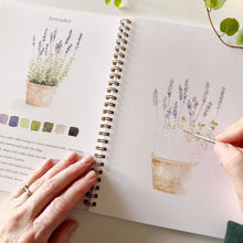 Load image into Gallery viewer, GARDEN WATERCOLOUR WORKBOOK