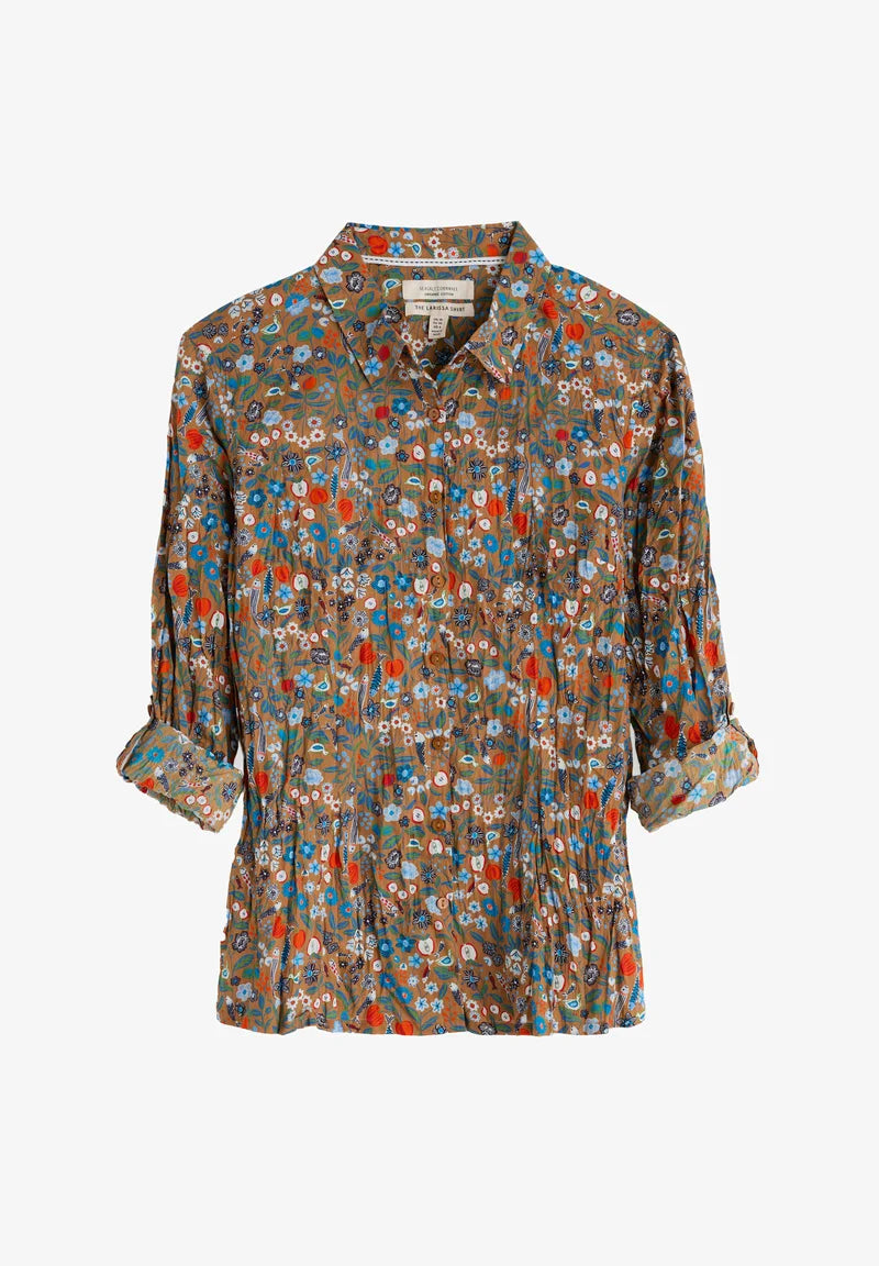 LARISSA SHIRT - STILL LIFE BASKET