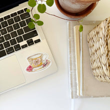 Load image into Gallery viewer, YELLOW TEACUP STICKER