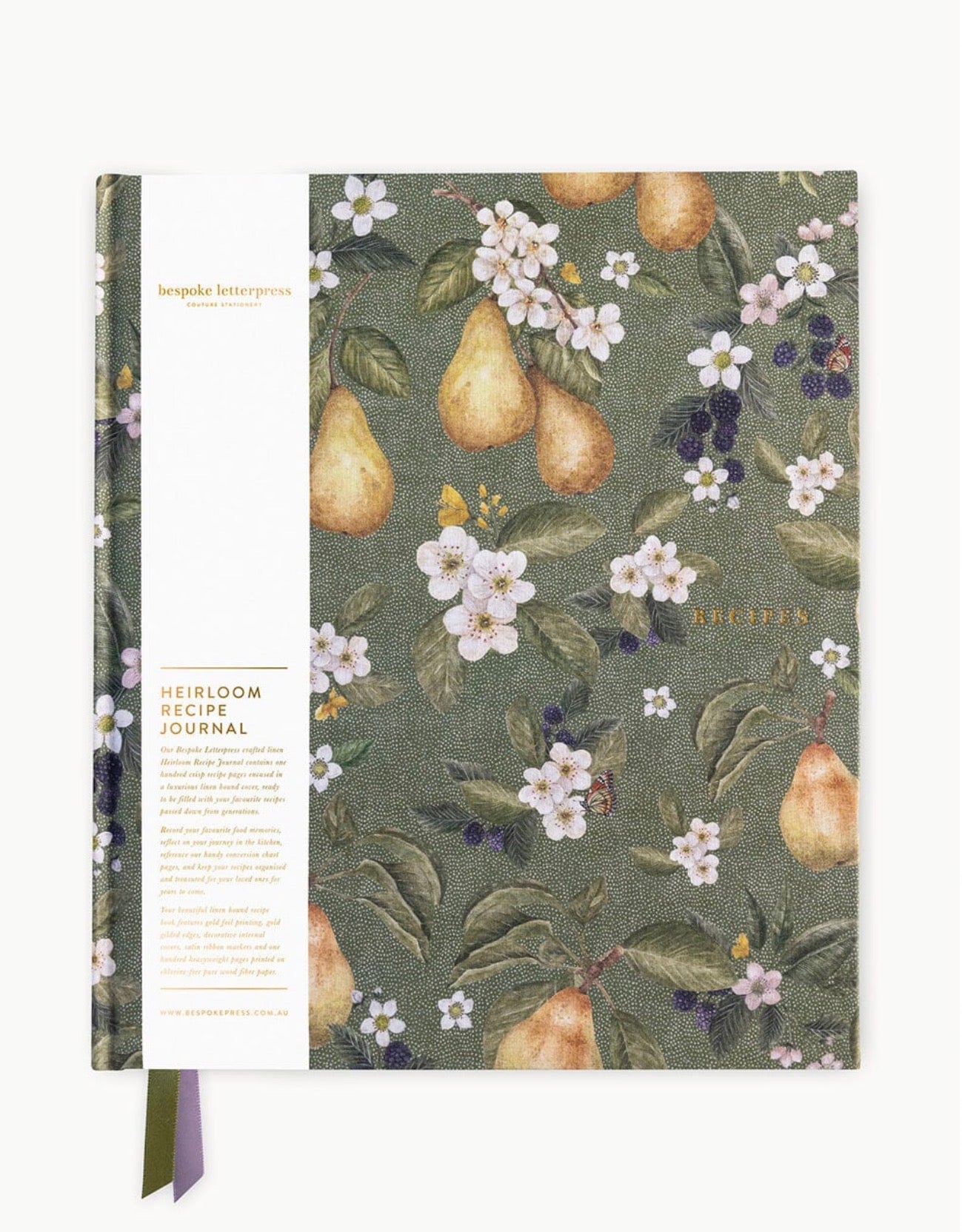 HEIRLOOM RECIPE JOURNAL - PEARS