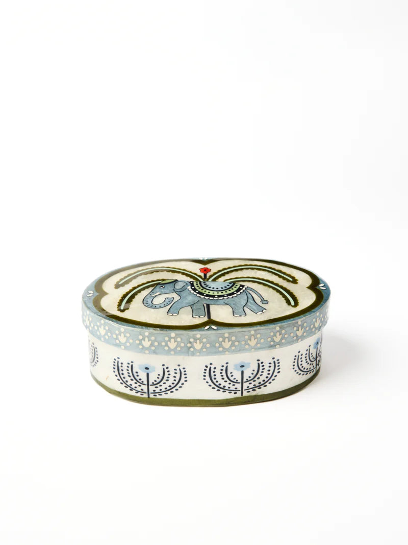 SAMIRA LARGE BOX - ELEPHANT