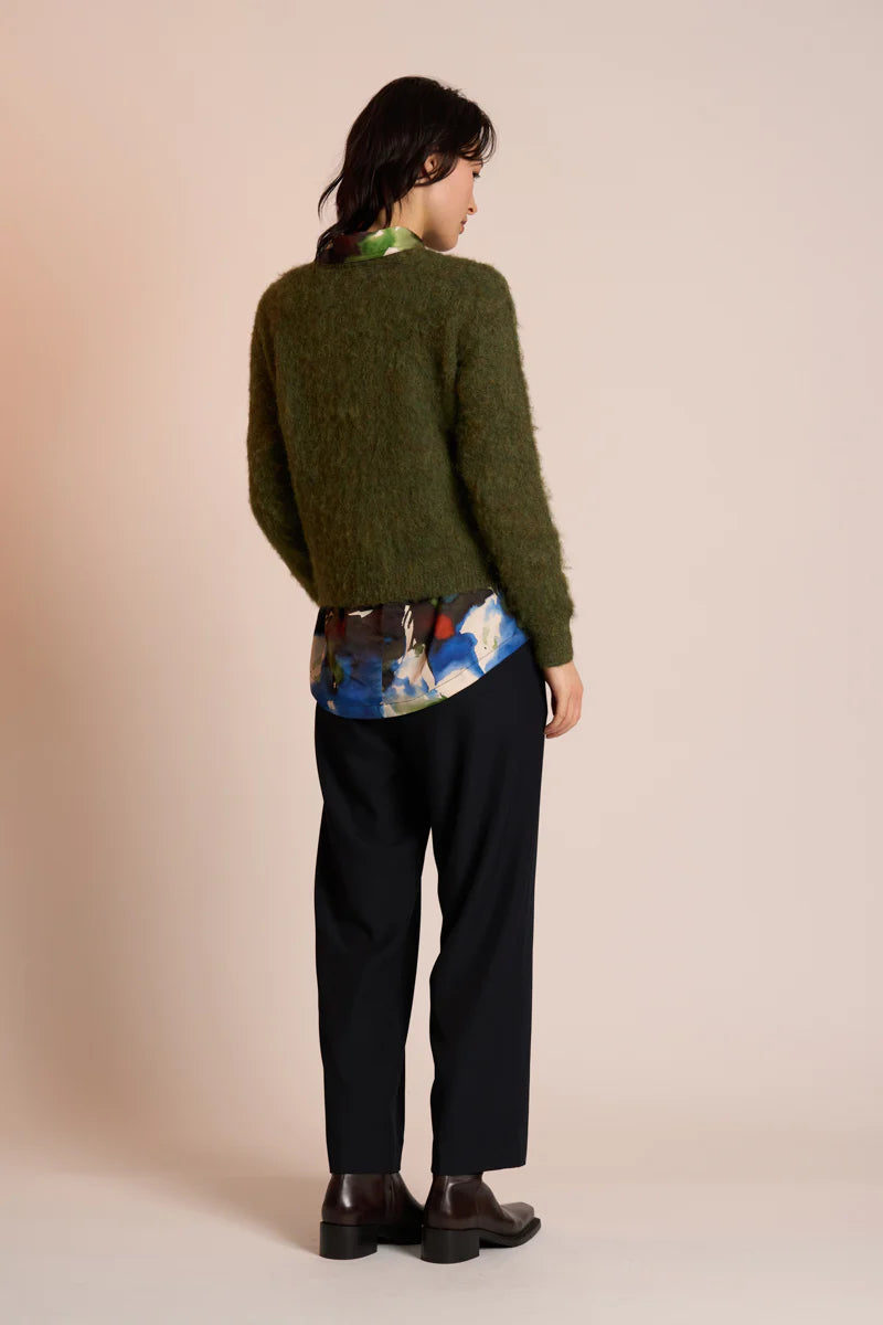 FLUFF PIECE JUMPER - MOSS