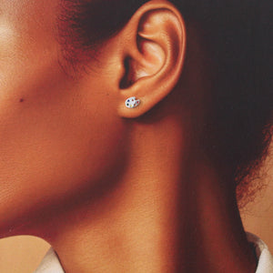 THE ARTIST - SILVER PAINTER PALETTE EARRINGS