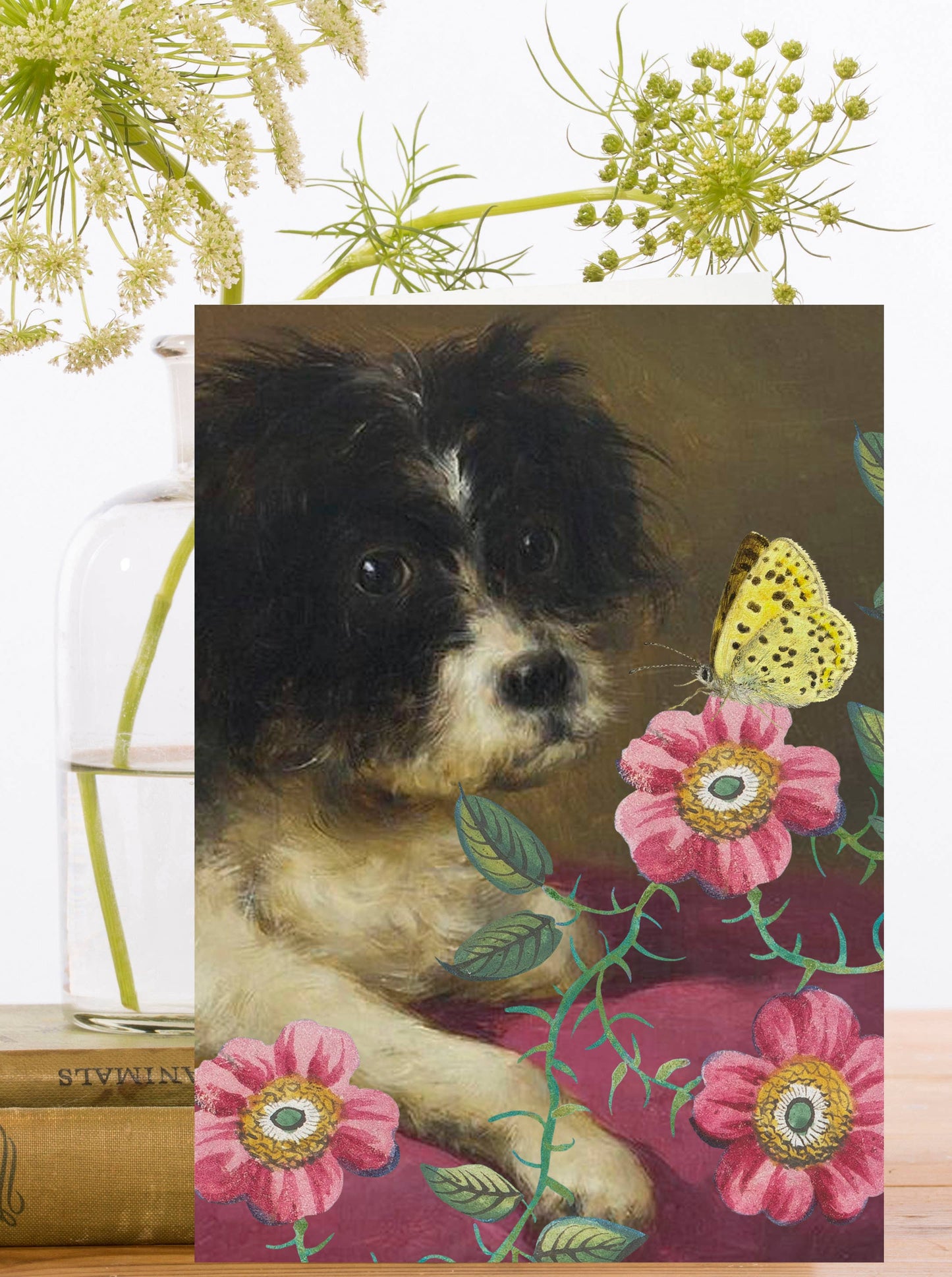 WHIMSICAL GREETING CARD - MR FLUFF