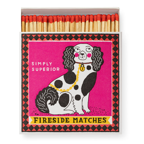 STAFFORDSHIRE FIGURE | SQUARE MATCHBOXES