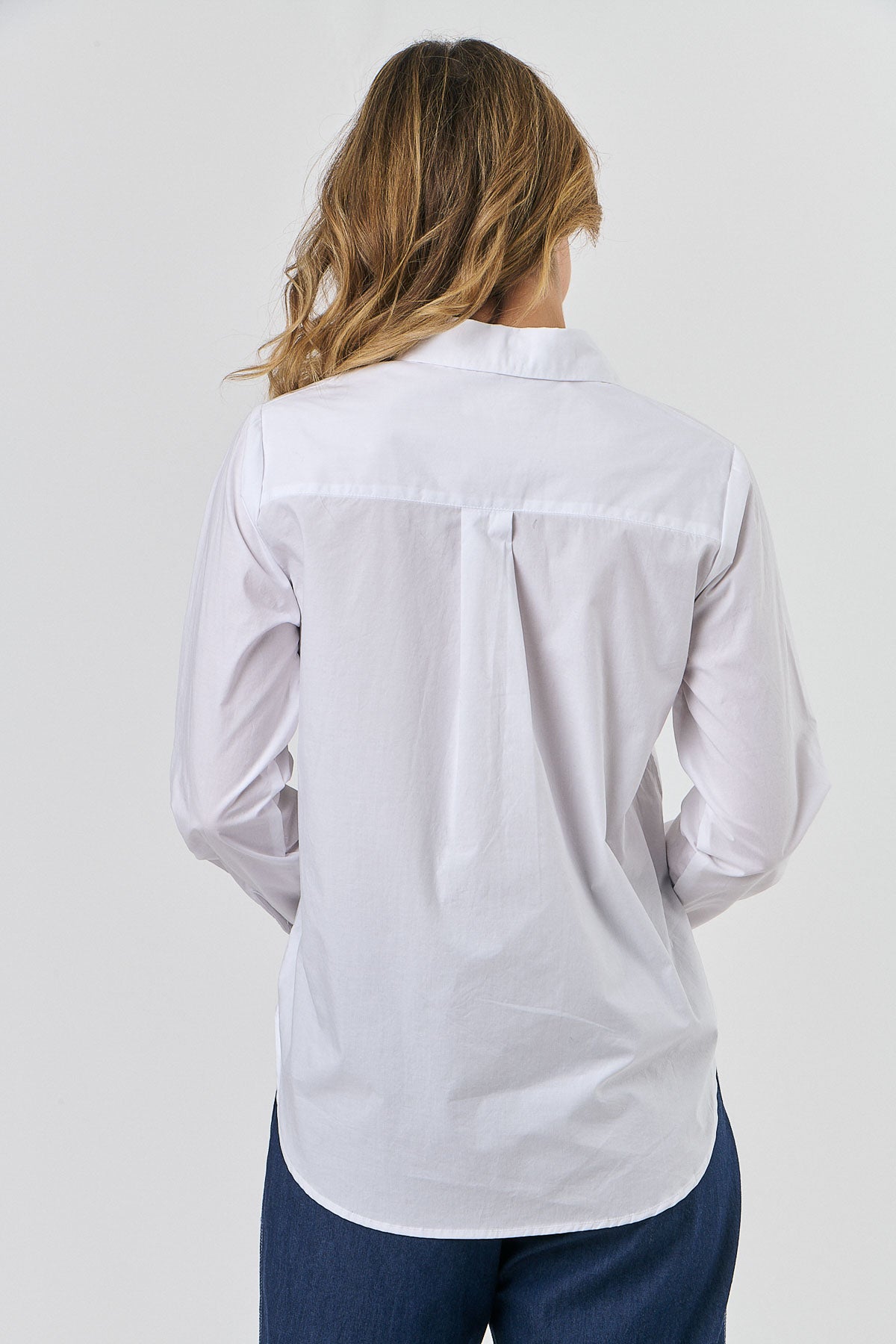 BUTTON THROUGH TOP - WHITE