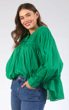 Load image into Gallery viewer, MONTANNA BLOUSE - PINE GREEN