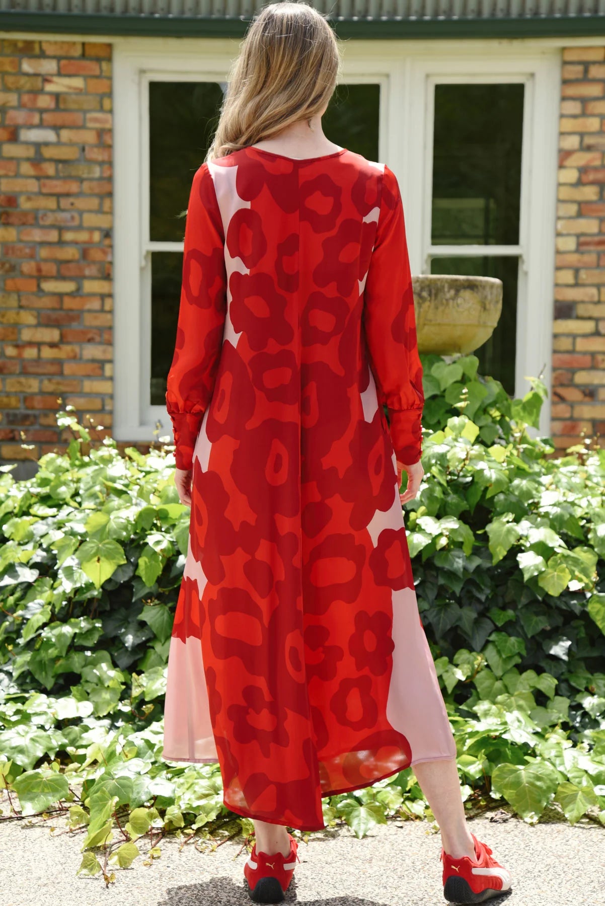 SUBTLE SWEET DRESS - PINK / RED
