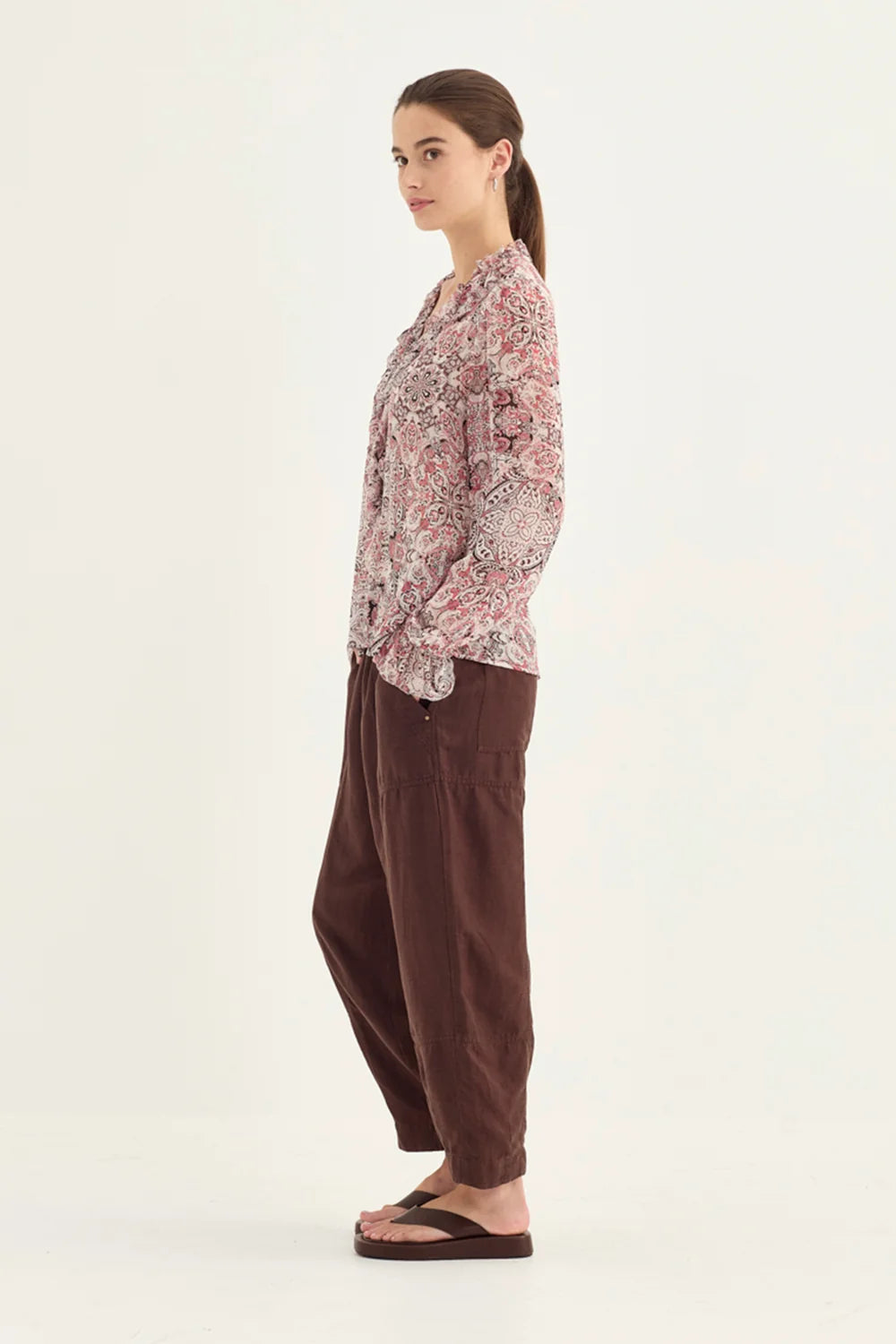 STUDIO PANT - CHOCOLATE