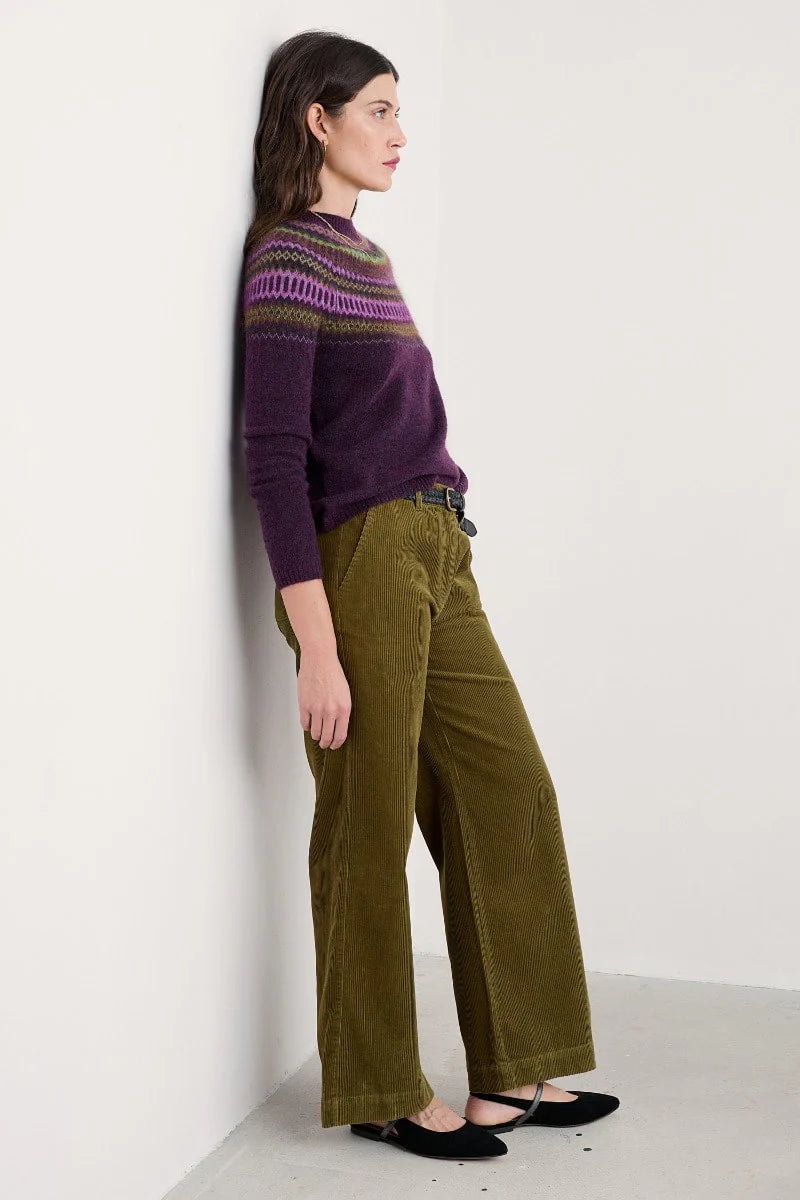 ANNIK JUMPER - MODERNIST GRAPE OAK MIX