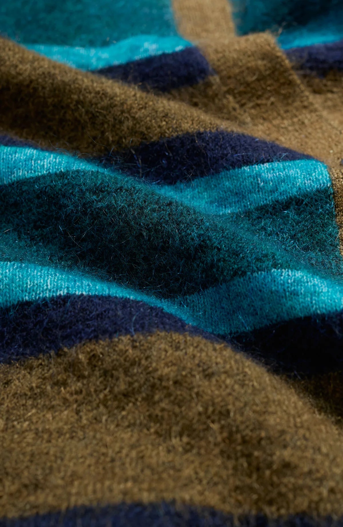 ETCHING CARDIGAN - EARTHENWARE CYAN MIX
