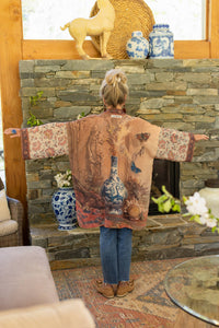 MATINÉE DUSTER KIMONO - THE STORYTELLER w/ Chinoiserie