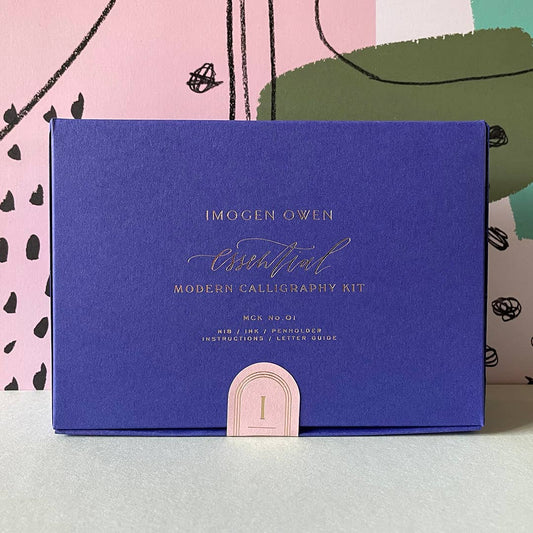MODERN CALLIGRAPHY ESSENTIALS SET BLUE