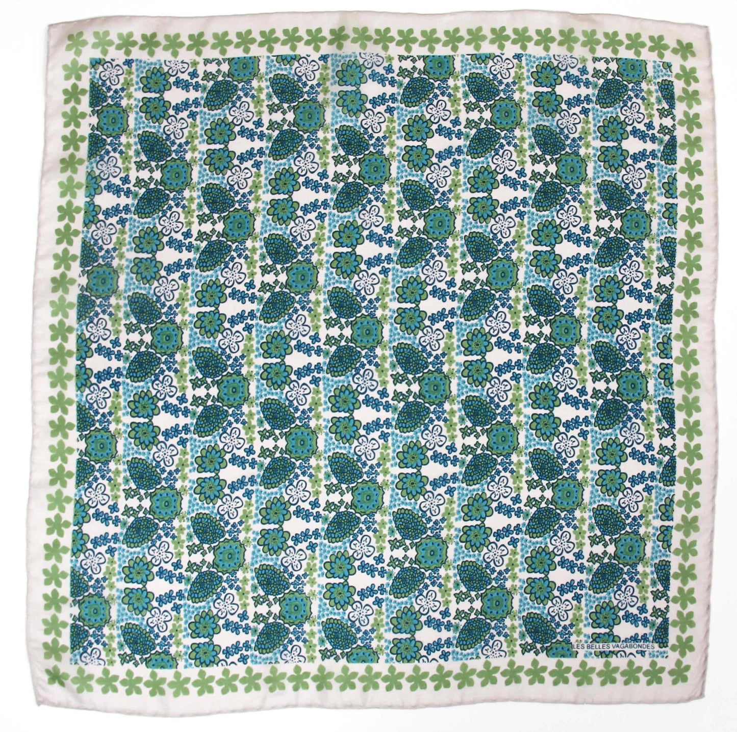 SILK MINI CARIBBEAN BLUE SCARF
