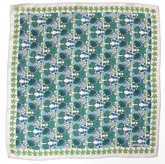 SILK MINI CARIBBEAN BLUE SCARF